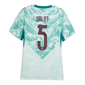 Portugal Diogo Dalot #5 Udebanetrøje Dame VM 2026 Kortærmet